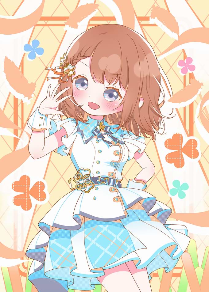 Anime Girl with Brown Hair