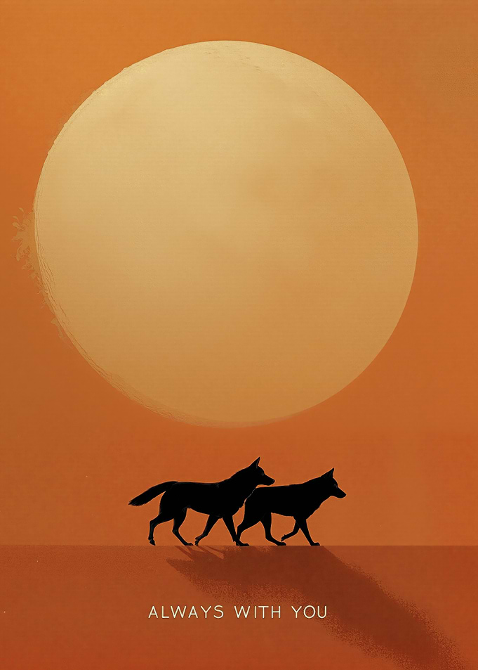 Wolves Silhouette