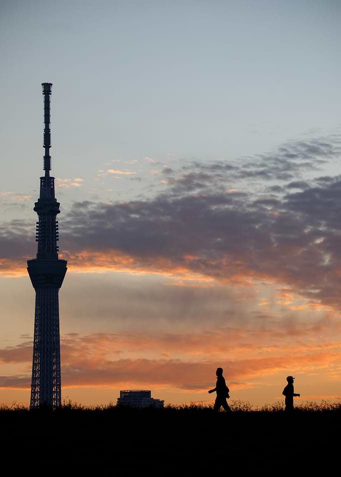 Tokyo Skytree at Sunset