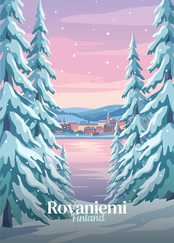 Rovaniemi Finland Winter Landscape