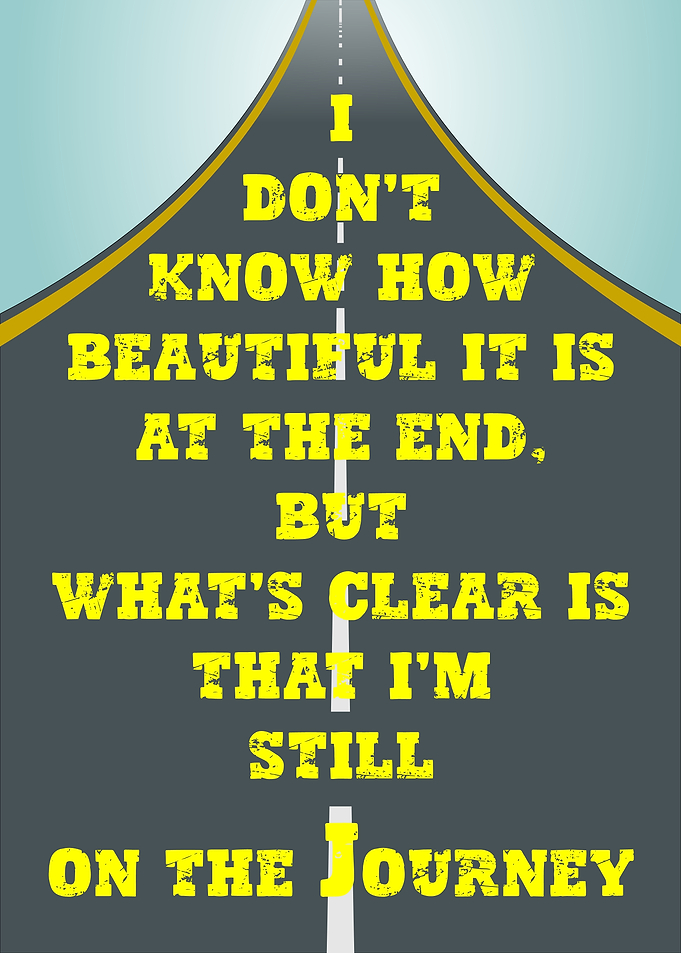 Inspirational Journey Road Graphic