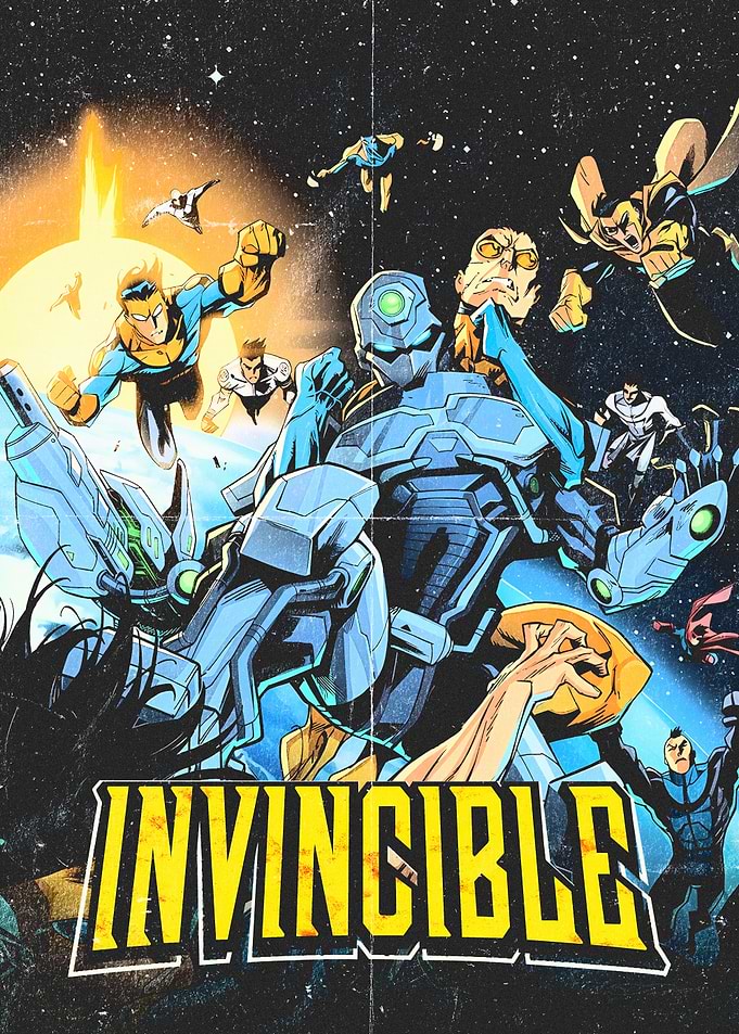 Invincible Comic Book Cover Art