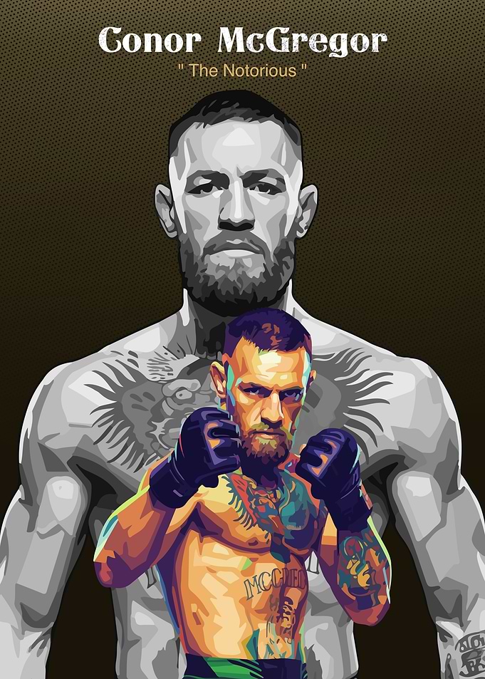 Conor McGregor 'The Notorious' Portrait