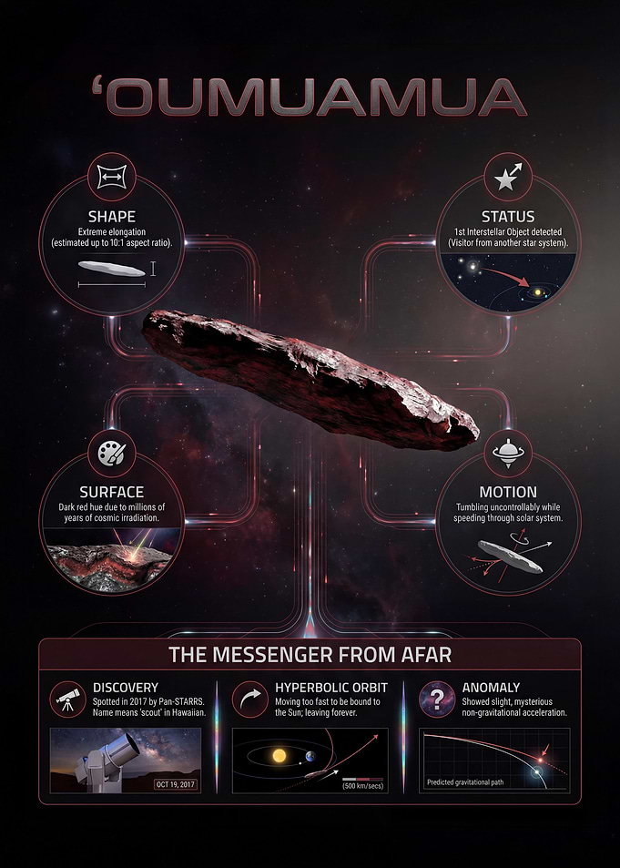 'Oumuamua: The Messenger From Afar