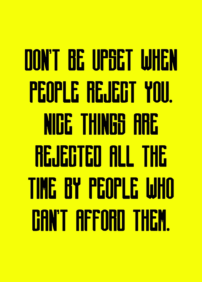 Motivational Quote on Rejection