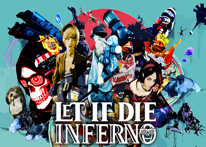 Let It Die Inferno Collage