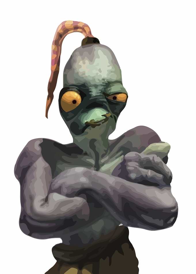 Cartoon Alien Character Illustration