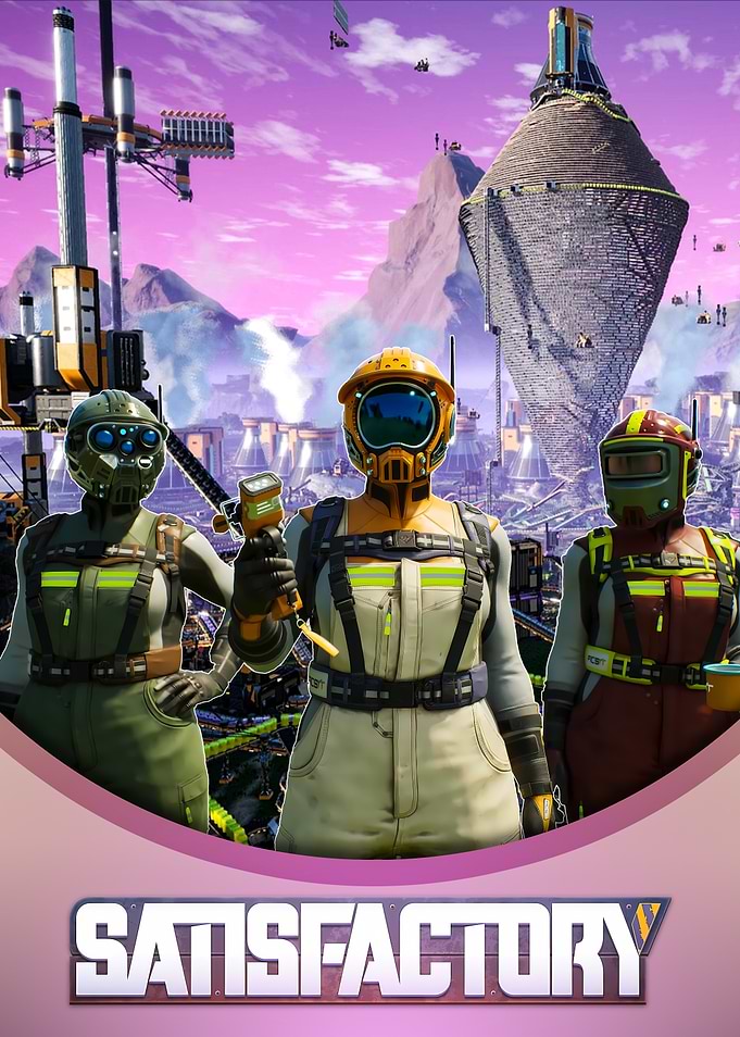 Satisfactory Game Cover Art