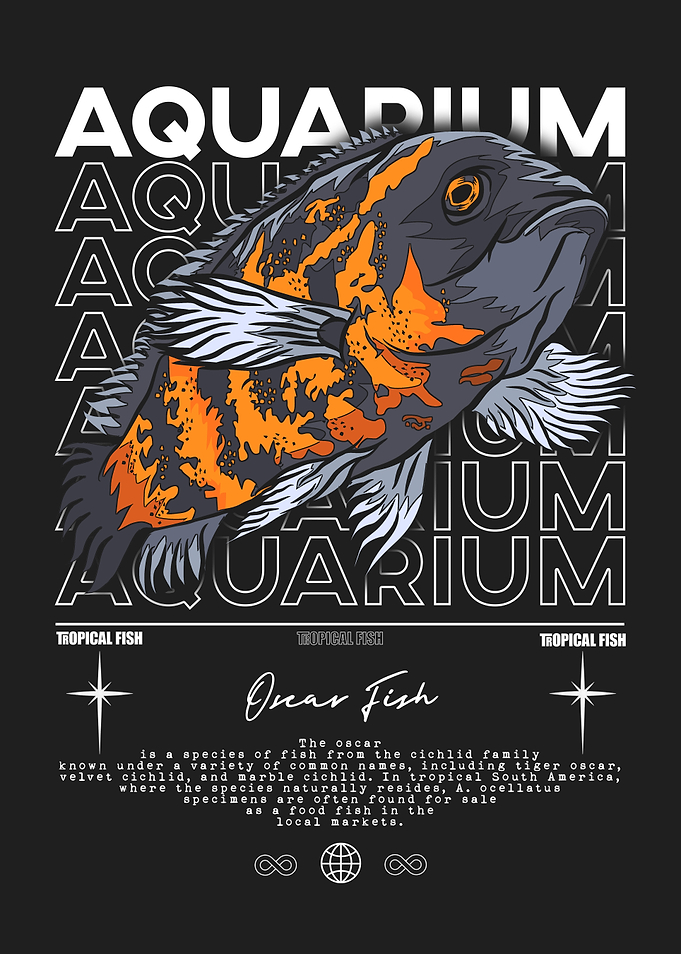 Oscar Fish Aquarium Keeper