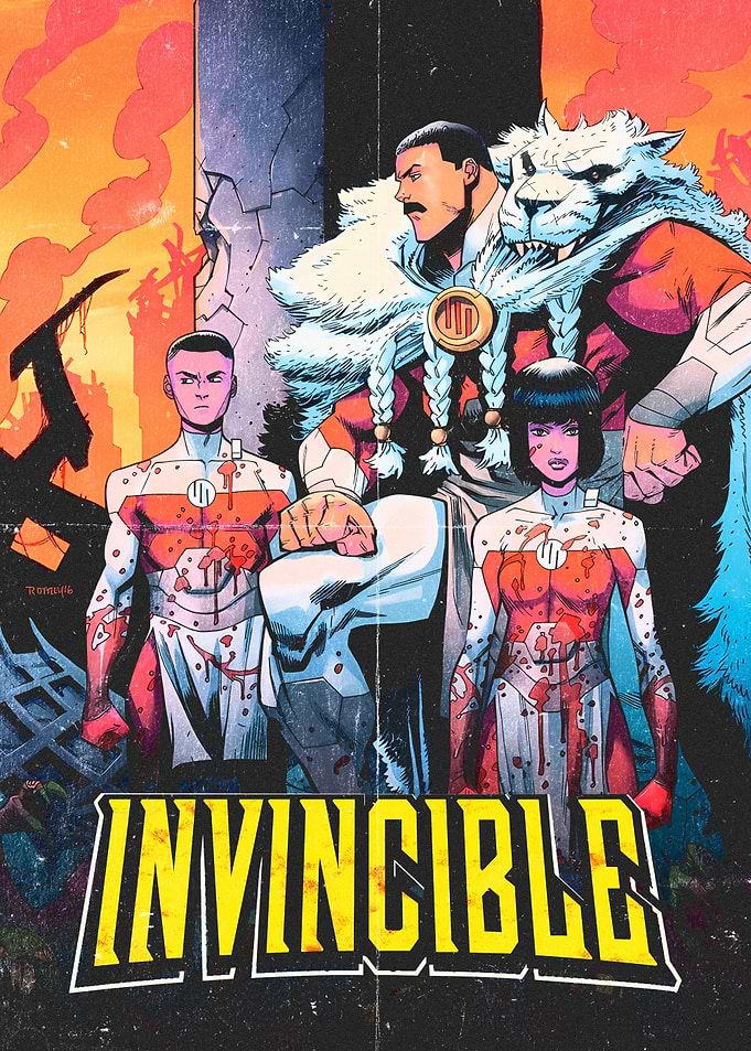 Invincible Comic Book Cover Art