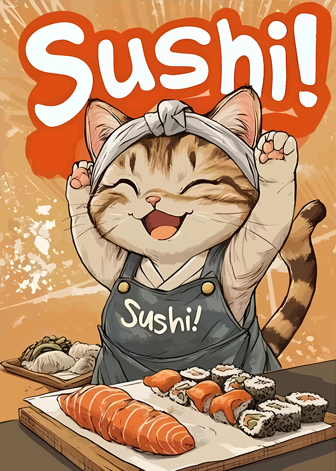 Sushi Cat Chef