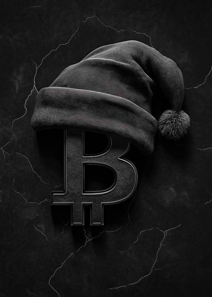 Bitcoin Santa Hat