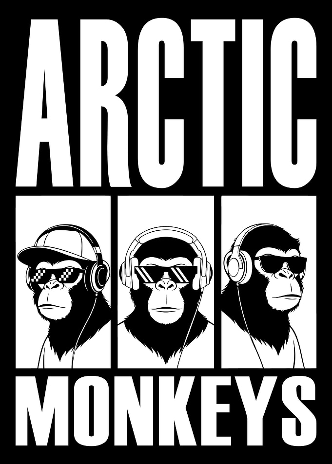 Arctic Monkeys Band Graphic