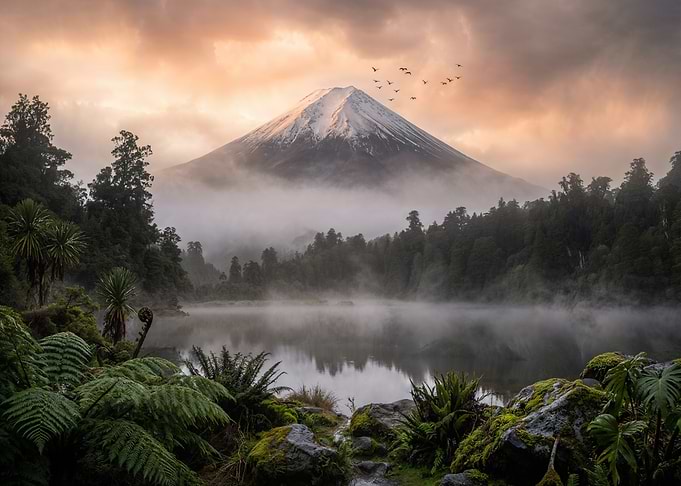Mountain Lake Serenity