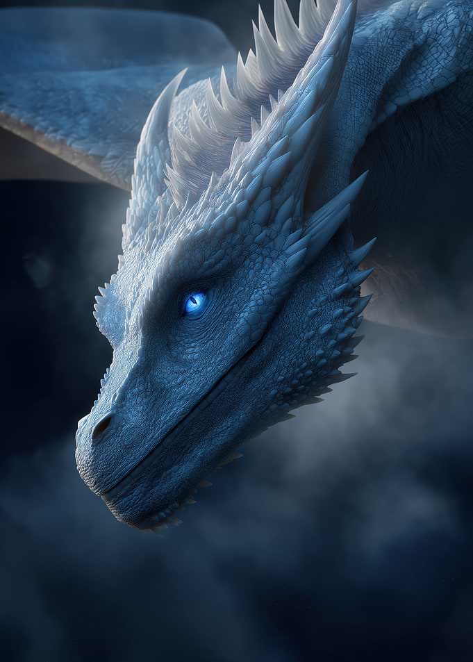 Icy Blue Dragon