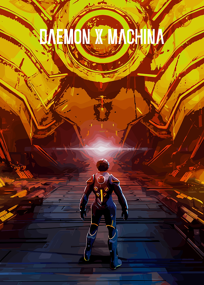 Daemon X Machina Sci-Fi Scene