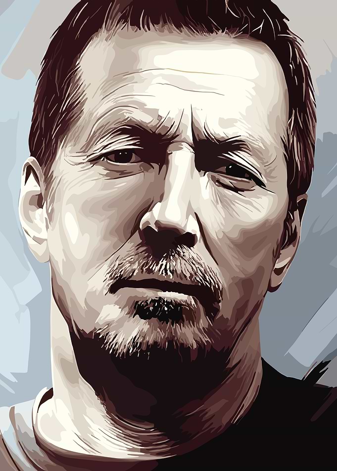 Vector Portrait of a Man
