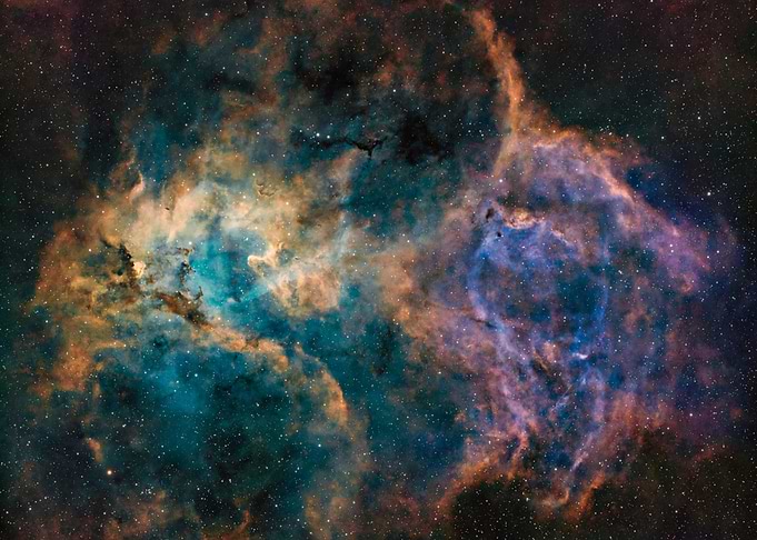 Lion Nebula in Space