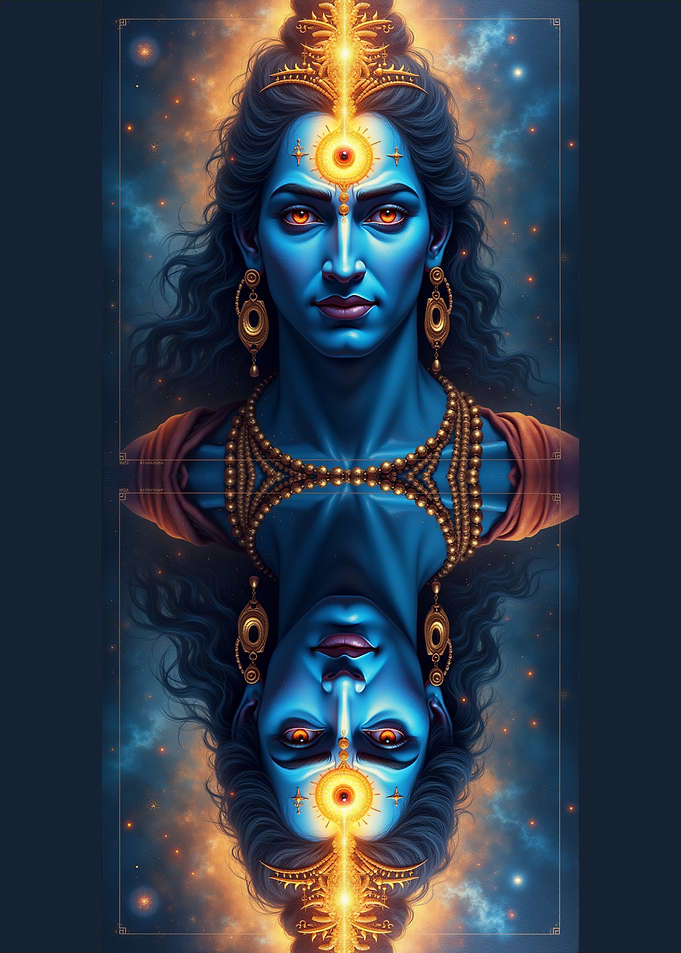 Blue Deity Reflection