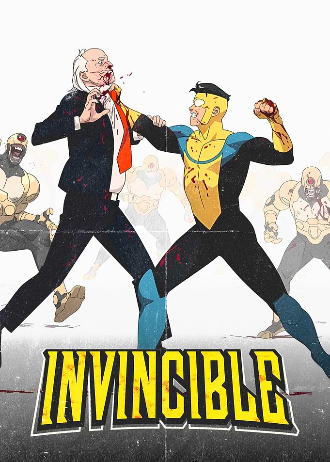 Invincible Comic Book Action Scene