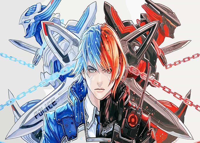 Astral Chain Dual Character Art