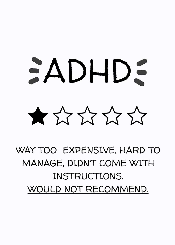 ADHD Review: One Star, Not Recommended