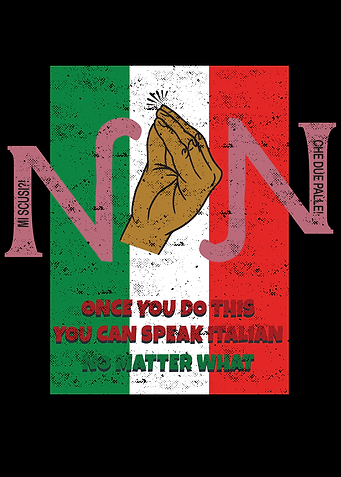 Italian Hand Gesture Speak Italian