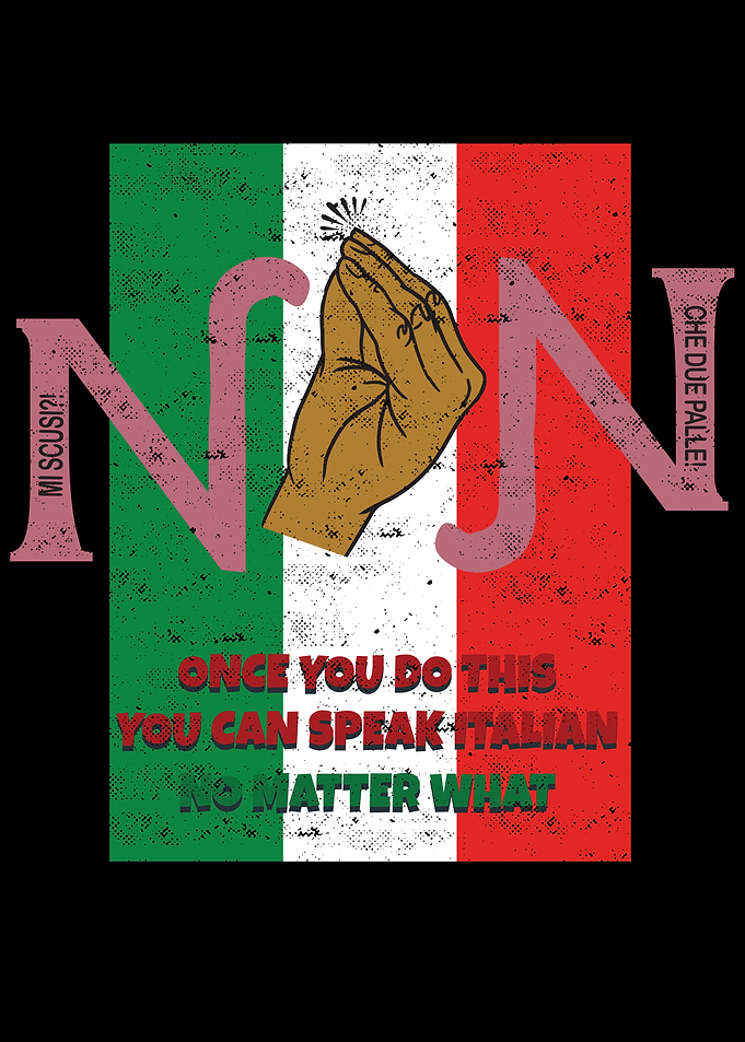 Italian Hand Gesture Speak Italian