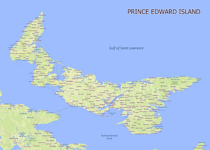 Prince Edward Island Map