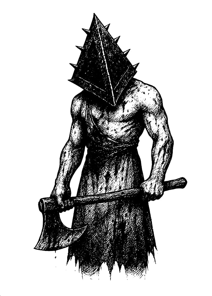 Pyramid Head Illustration