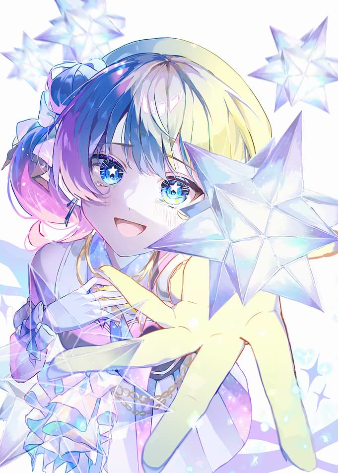 Anime Girl with Star