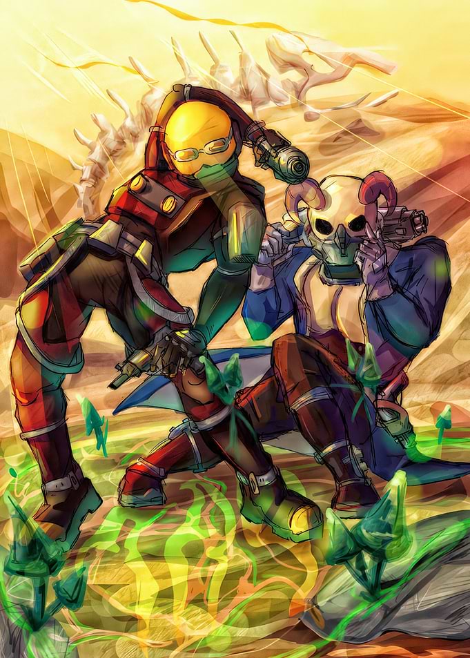 Risk of Rain 2 Illustration