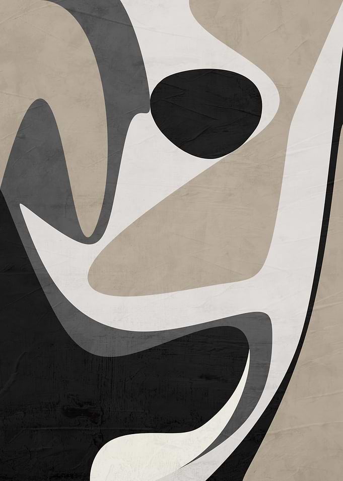 Abstract Shapes in Neutral Tones