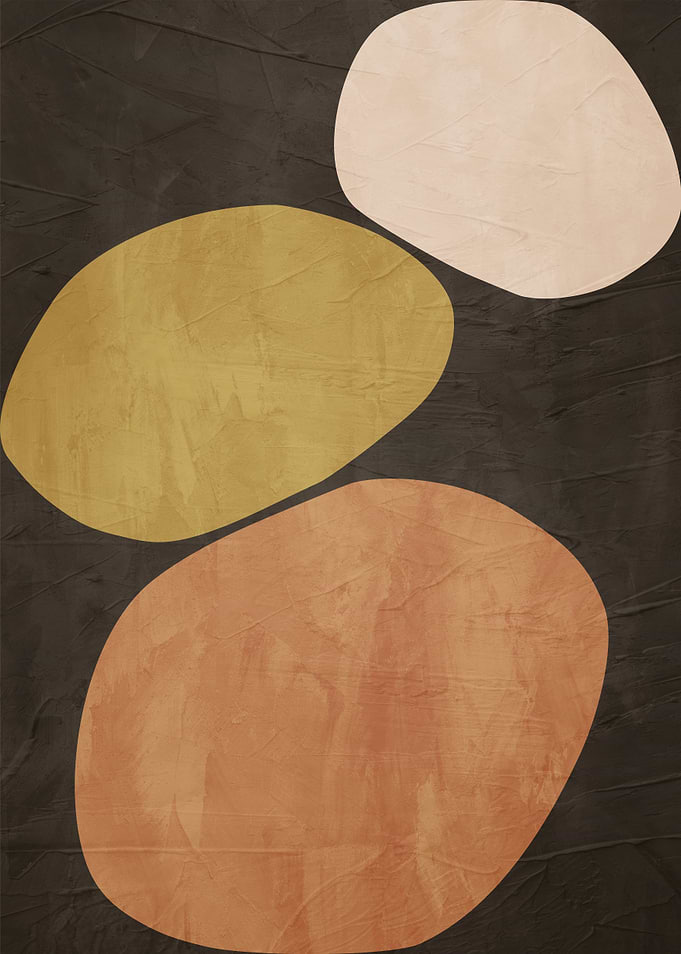 Abstract Shapes on Dark Background
