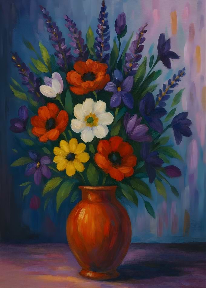 Floral Still Life Painting
