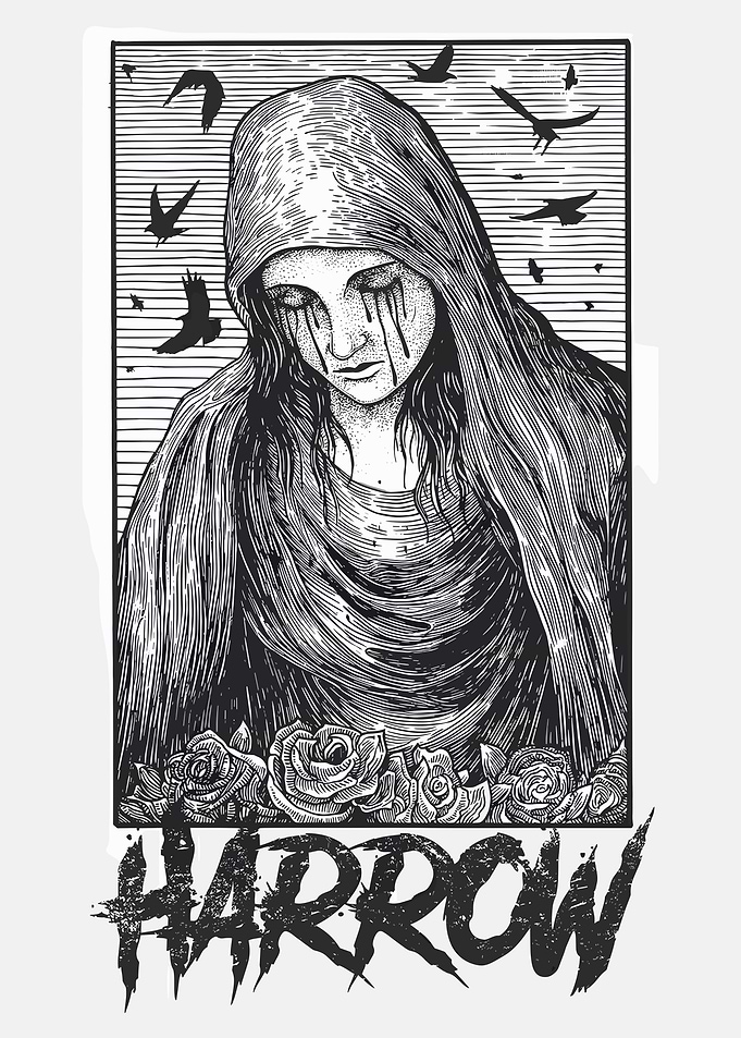 Harrow: Mourning Woman with Birds