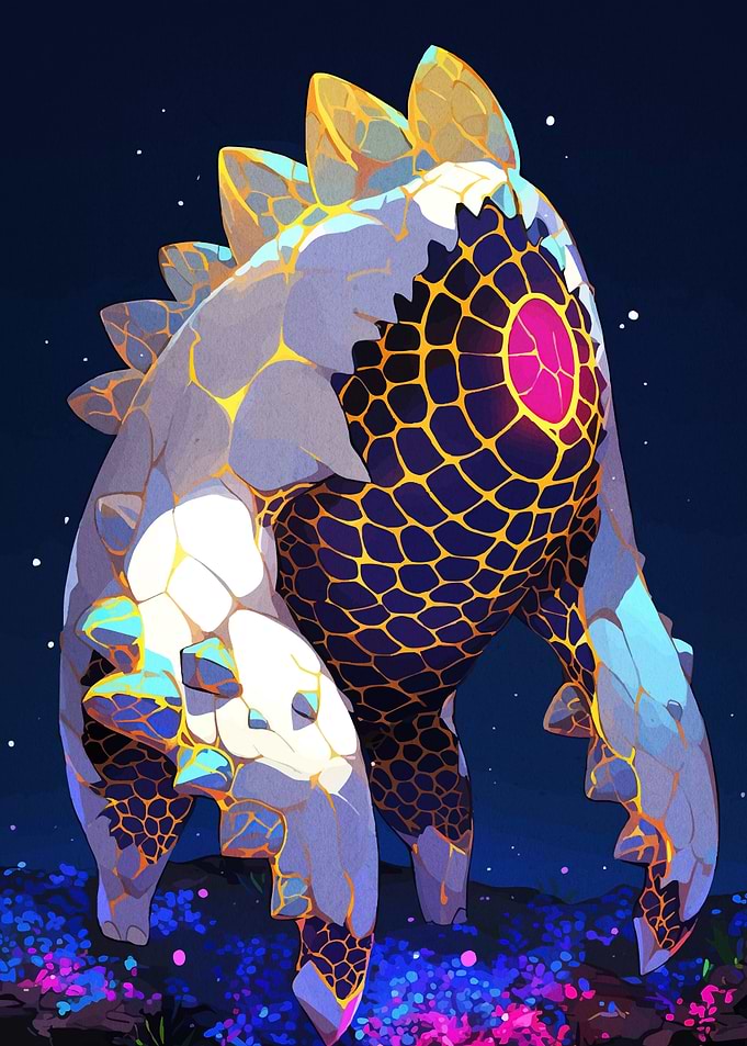 Crystal Creature Floral Field