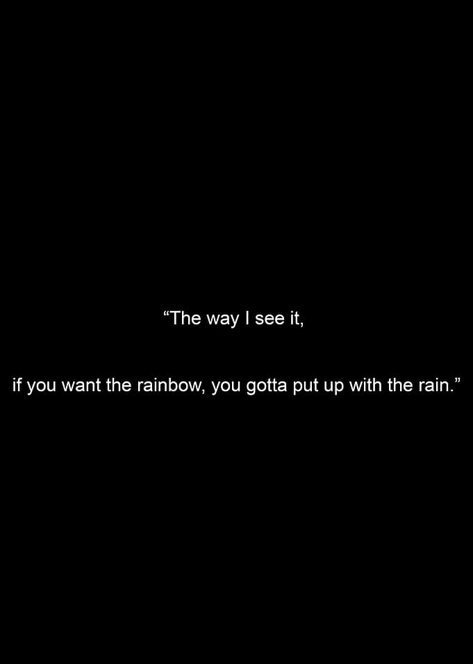 Rainbow and Rain