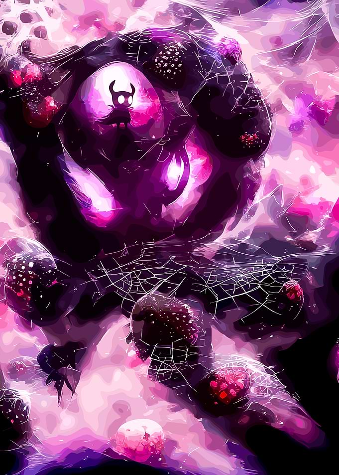 Hollow Knight Abstract Purple