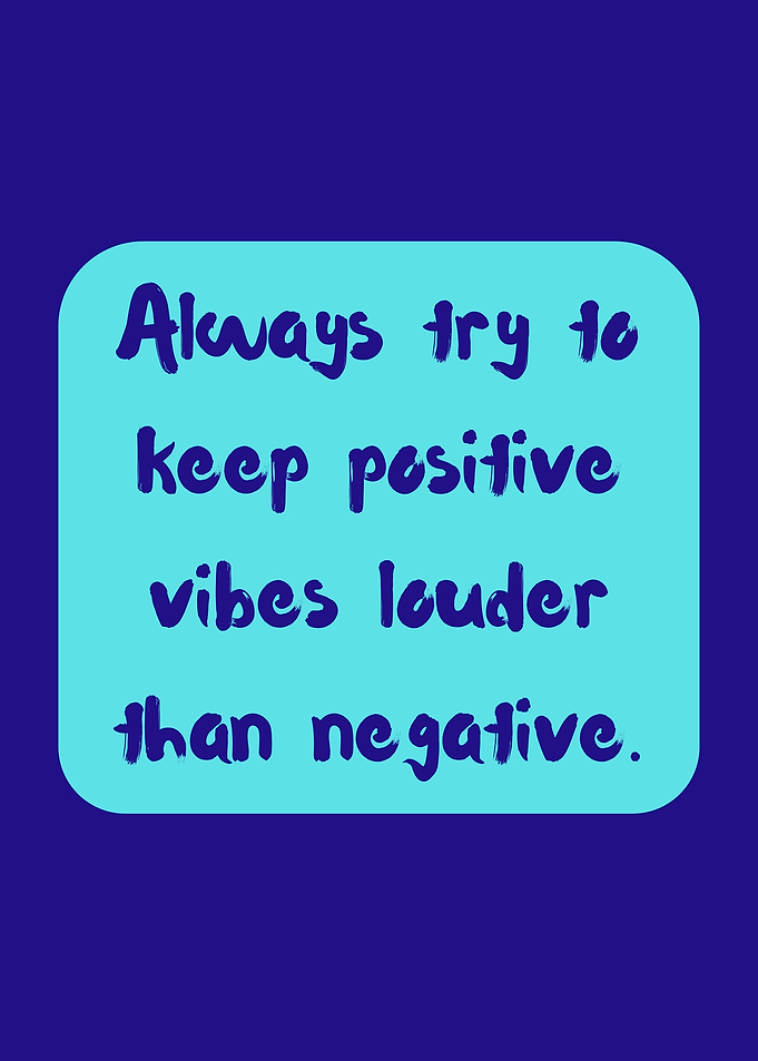 Positive Vibes Motivational Quote