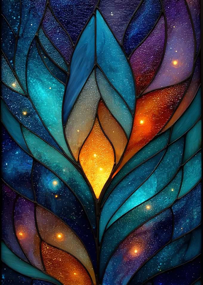 Stained Glass Galaxy