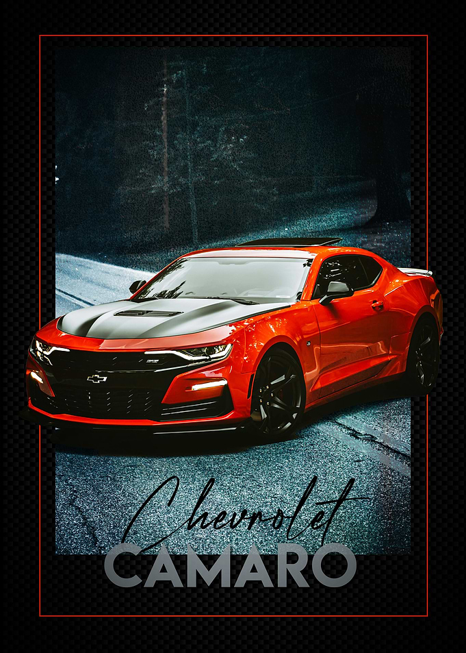 Chevrolet Camaro Carbon Poster