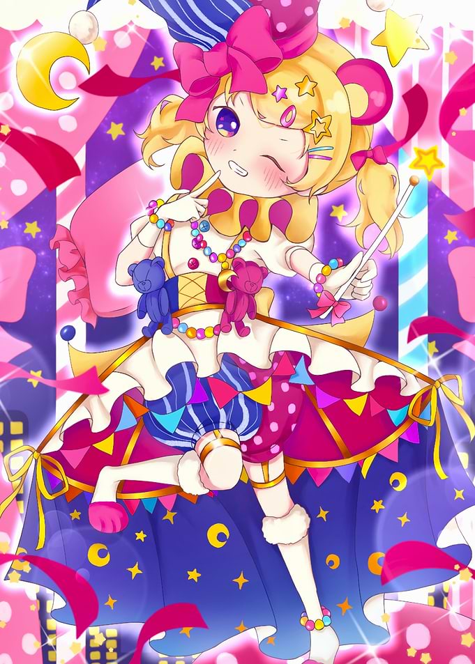 Anime Girl in Circus Costume