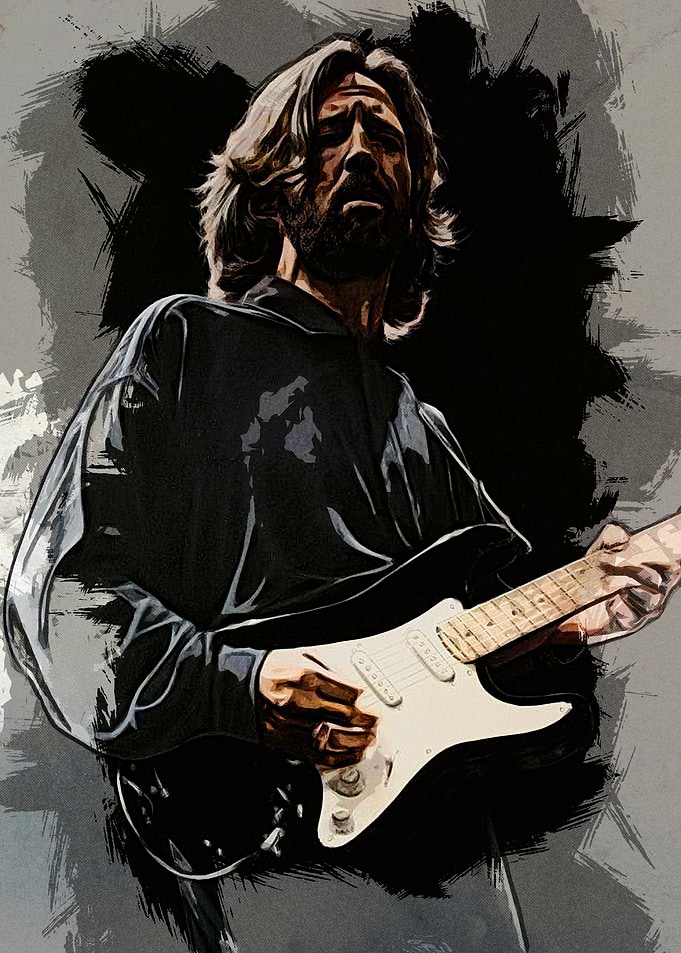 Eric Clapton Guitar Art