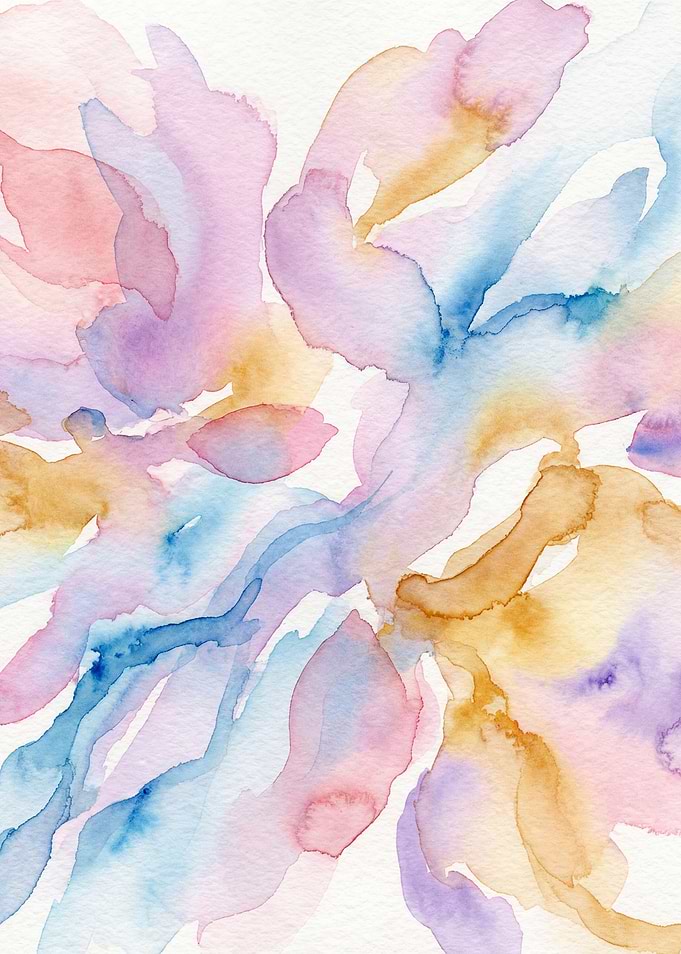 Watercolor Abstract Floral