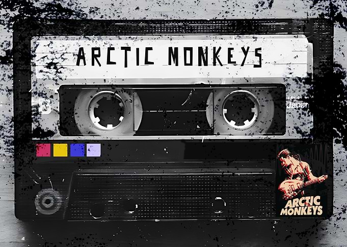 Arctic Monkeys Cassette Tape Art