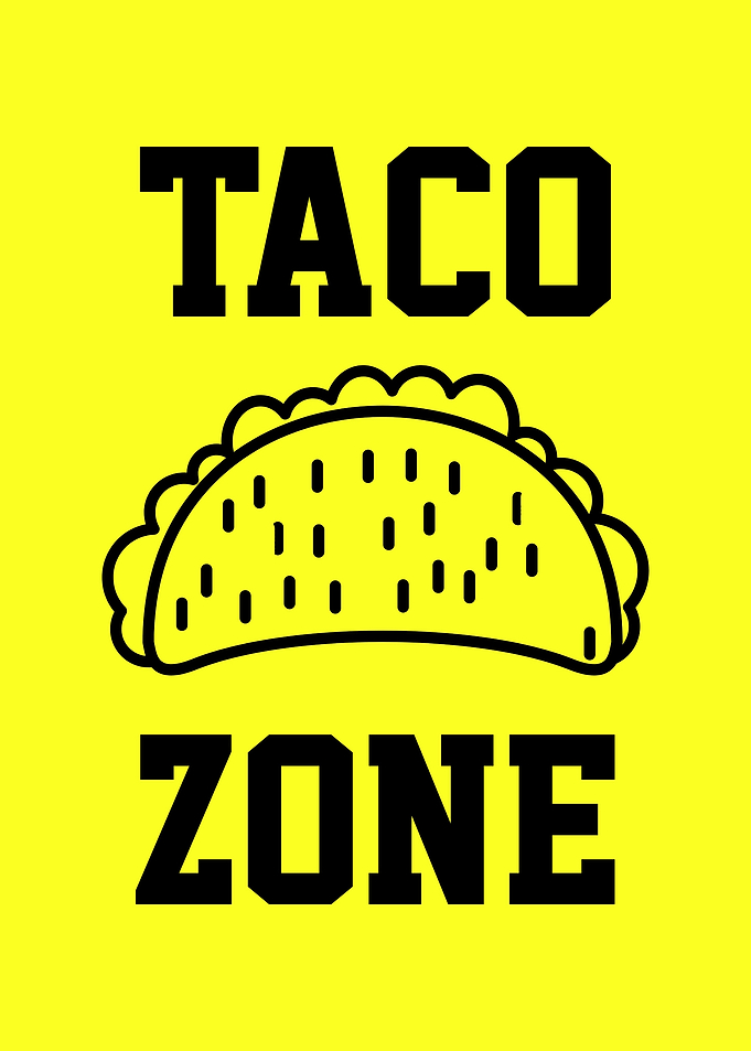 Taco Zone Graphic