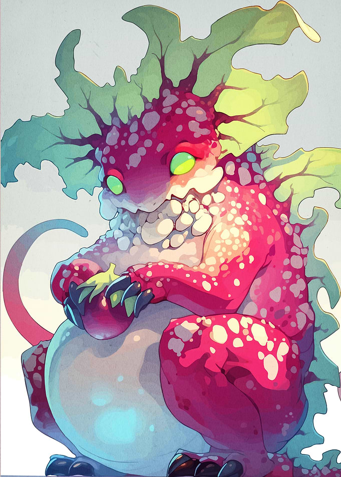Monster Green Eyes