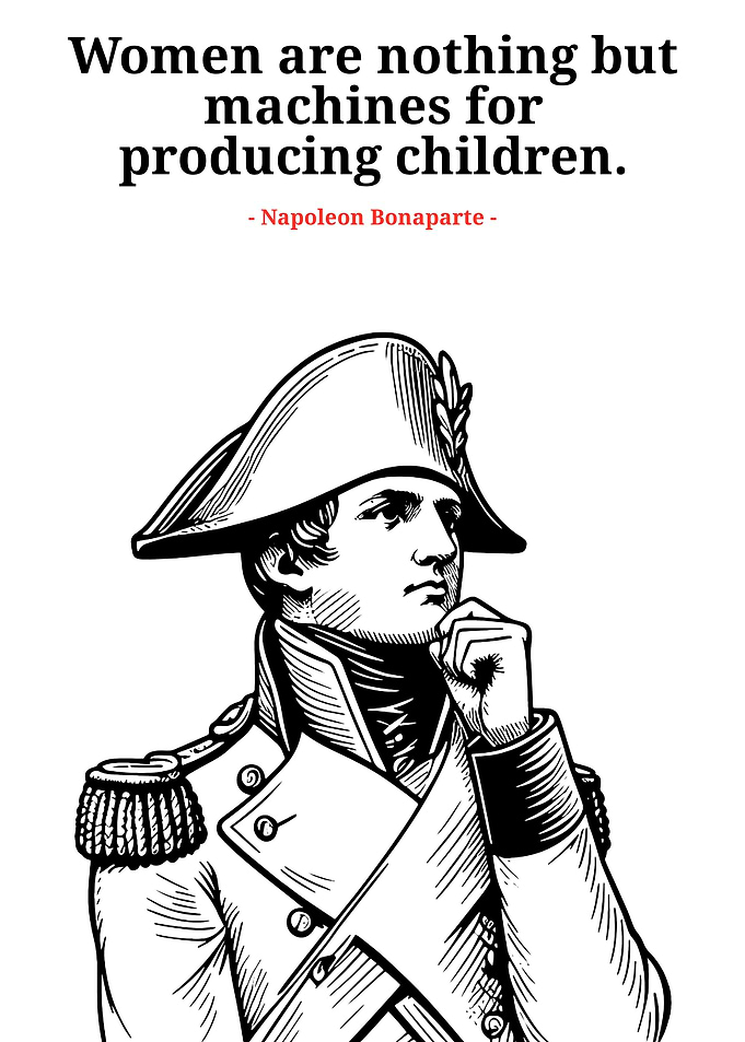 Napoleon Bonaparte Quote Illustration