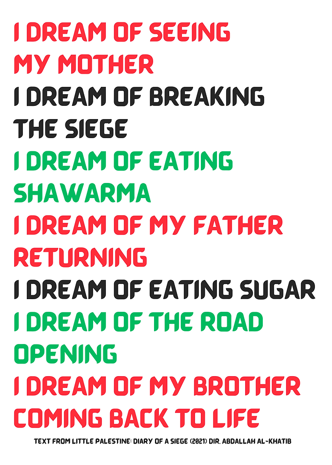 Dreams from Little Palestine: Diary of Siege